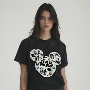 Star Wars Women's Gray Short Sleeve Tee